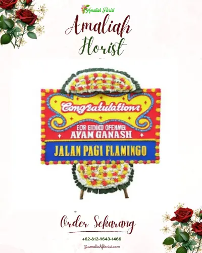Bunga Papan Congratulation di Sidoharjo